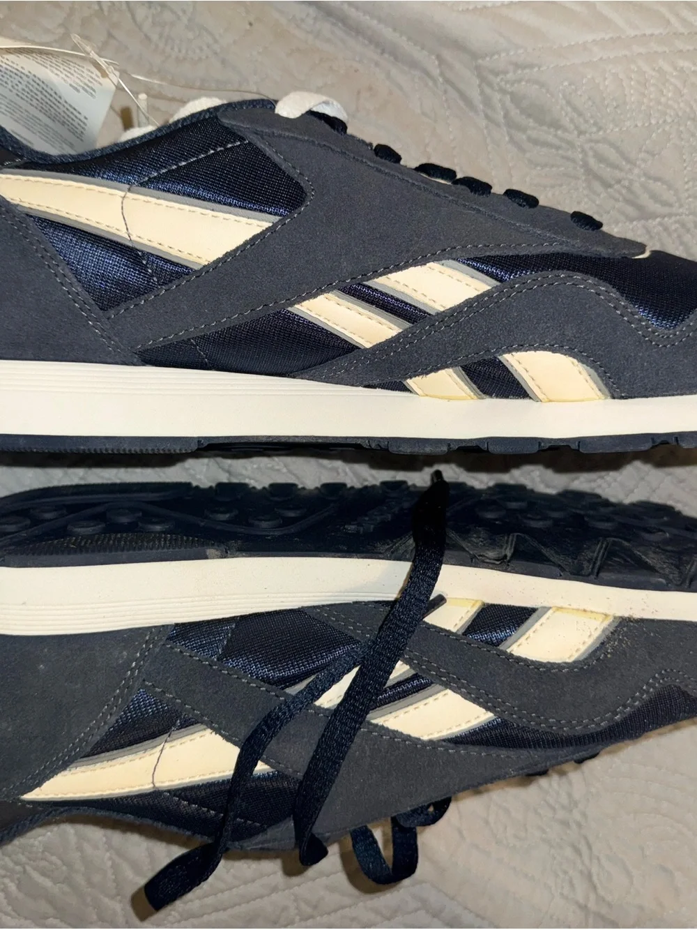 Women’s Navy and Cream Athletic Sneaker